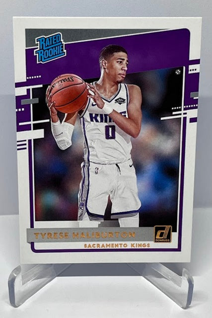 2020-21 Panini Donruss Rated Rookie Tyrese Haliburton Kings #231