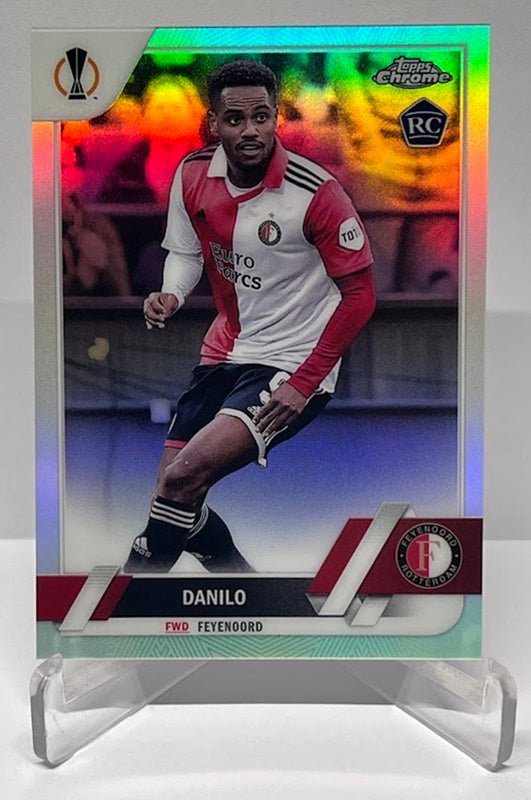 2023 Topps Chrome Refractor RC Danilo Feyenoord Rotterdam #13
