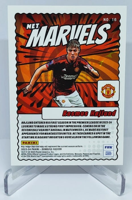 2023-24 Panini Donruss FIFA Marvels Rasmus Hojlund Manchester #16