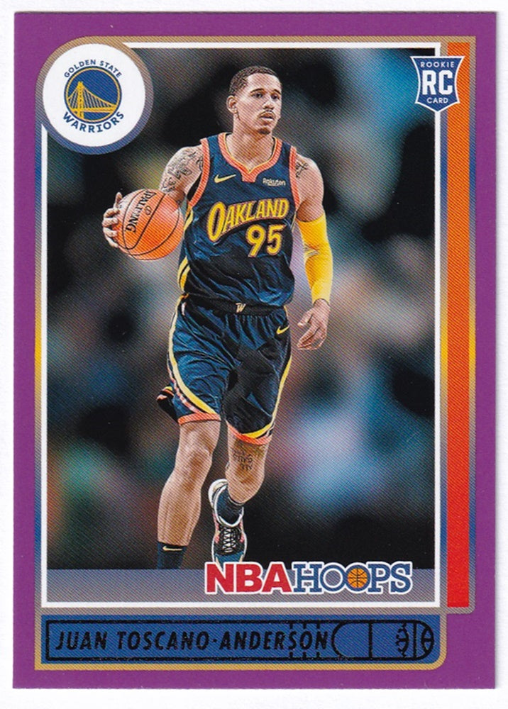 2021-22 Panini Hoops Purple RC Juan Toscano-Anderson Warriors #248
