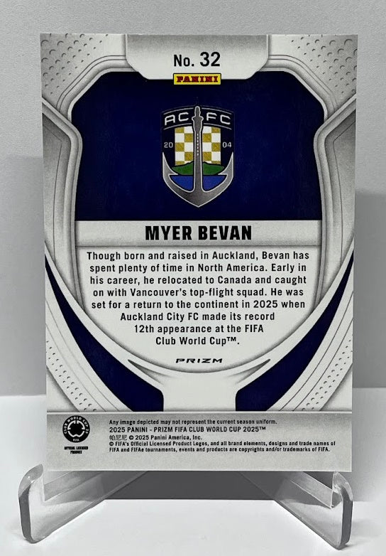 2025 Panini Prizm FIFA Club World Cup Prizm RC Myer Bevan #32