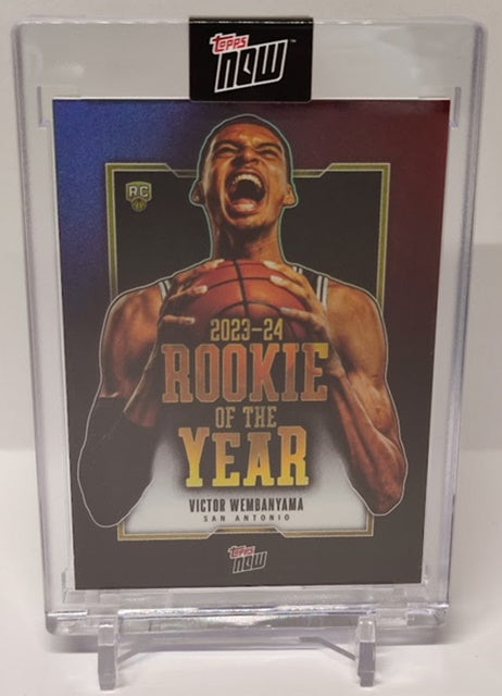 2023-24 Topps Now Rookie of the Year RC Victor Wembanyama