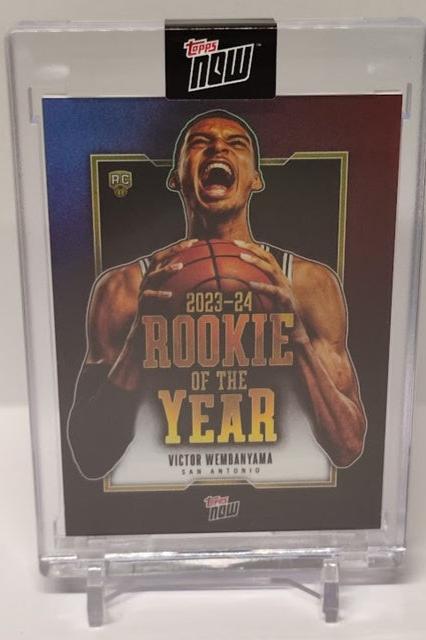 2023-24 Topps Now Rookie of the Year RC Victor Wembanyama