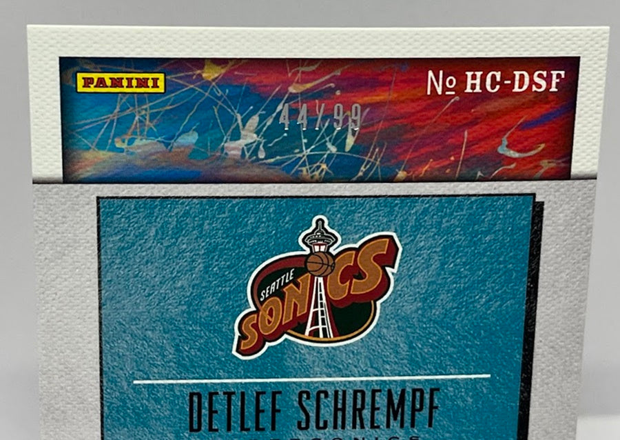 2018-19 Panini Court Kings Signatures Detlef Schrempf 44/99 *4