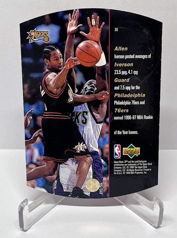 1997-98 Upper Deck SPx Allen Iverson Philadelphia 76ers #30
