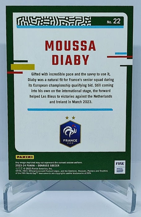 2023-24 Panini Donruss FIFA Silver Moussa Diaby France #22