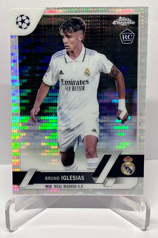2023 Topps Chrome Pulsar Bruno Iglesias Real Madrid #114