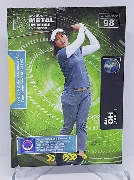 2021 Skybox Metal Universe Su Ho Golf #98