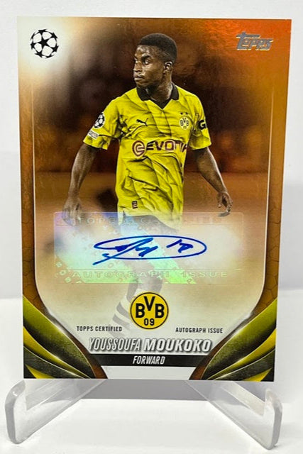 2023-24 Topps UEFA AU Youssoufa Moukoko Borussia Dortmund 14/25