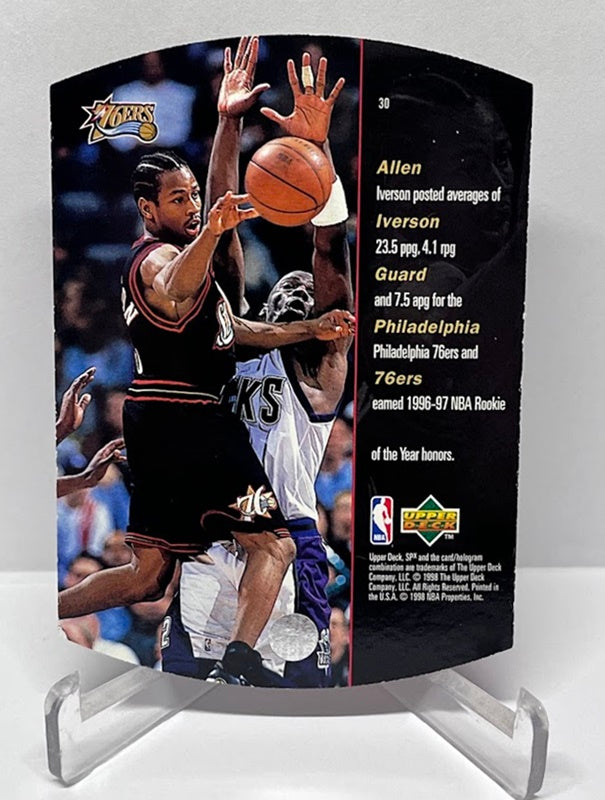 1997-98 Upper Deck SPx Bronze Allen Iverson Philadelphia 76ers #30