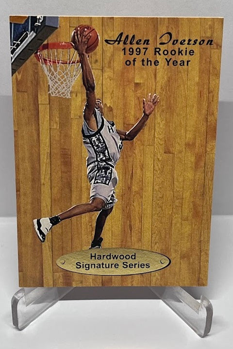 1997 The Genuine Article Hardwood Rookie of the Year Allen Iverson #24