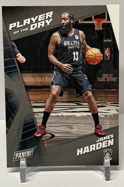 2021-22 Panini Player of the Day James Harden Brooklyn #7