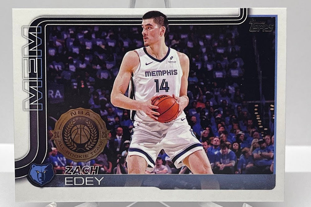 2025-26 Topps NBA All Rookie Team Zach Edey Memphis Grizzlies #186