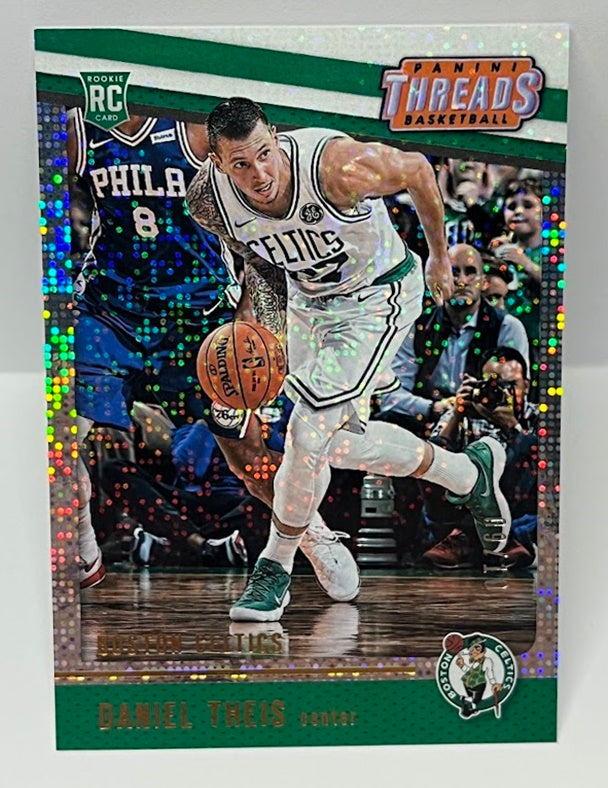 2017-18 Panini Threads Dazzle RC Daniel Theis Boston Celtics 09/10 #77 *4