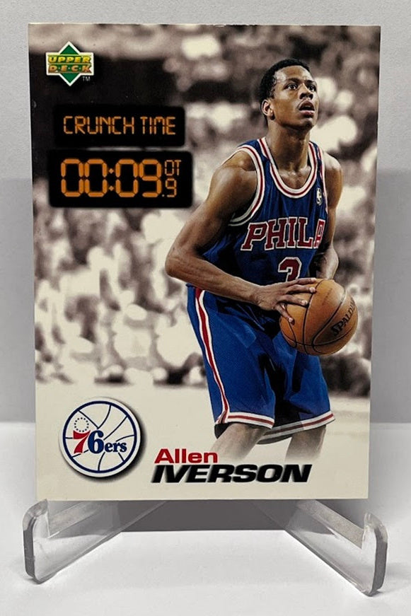 1997 Upper Deck Crunch Time Allen Iverson Philadelphia 76ers