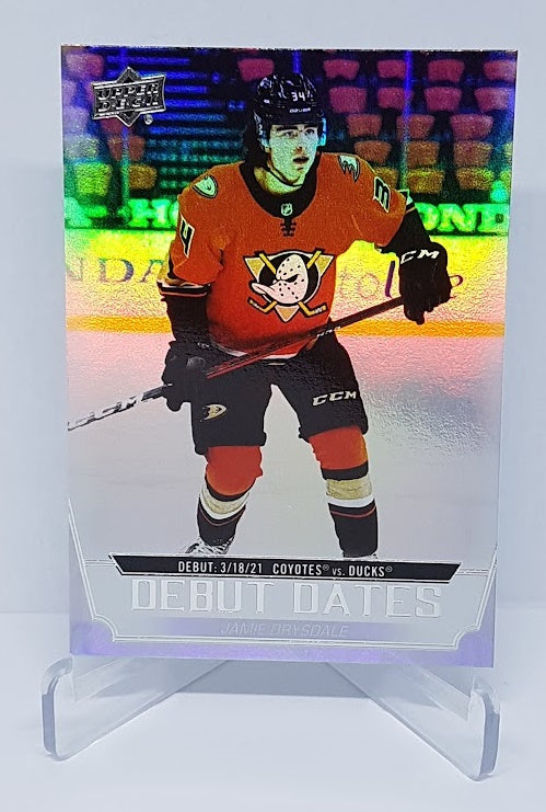 2022-23 Upper Deck Debut Dates Jamie Drysdale Ducks