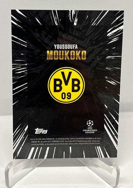 2023 Topps X Whip Champions League AU Youssoufa Moukoko BVB 52/99