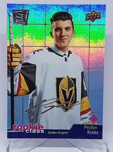 2020-21 Upper Deck Extended Series Rookie Class Peyton Krebs Golden Knights RC31