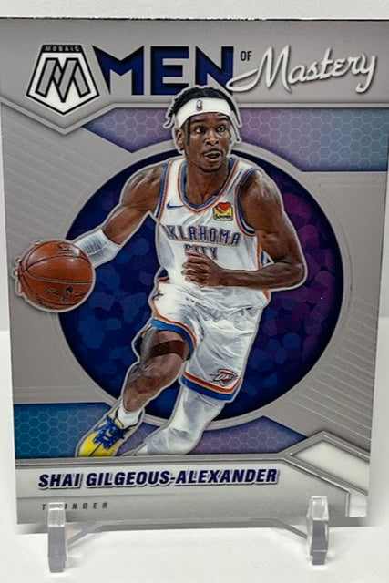 2020-21 Panini Mosaic Men of Mastery Shai Gilgeous-Alexander OKC #3
