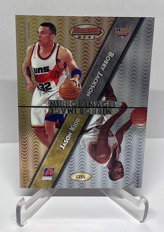 1997-98 Bowman's Best Mirror Image Allen Iverson Jason Kidd M13