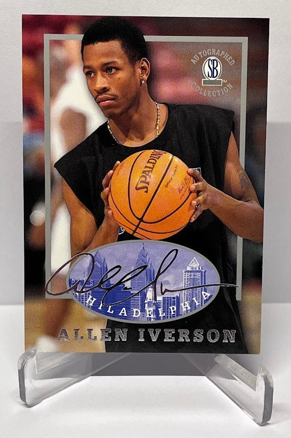1997 The Score Board Autographed Collection Inscription Allen Iverson #5