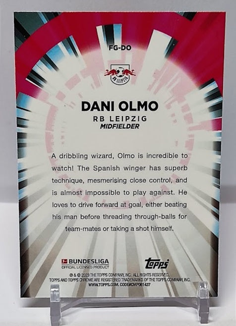 2022-23 Topps Chrome Flash of Genius Dani Olmo RB Leipzig