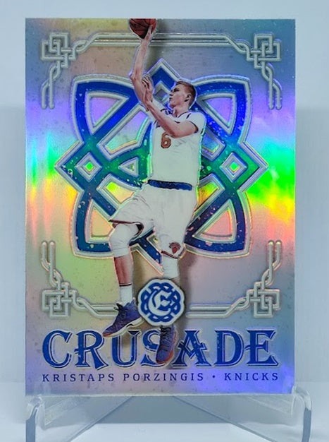 2016-17 Panini Excalibur Crusade Prizm Kristaps Porzingis New York Knicks #105