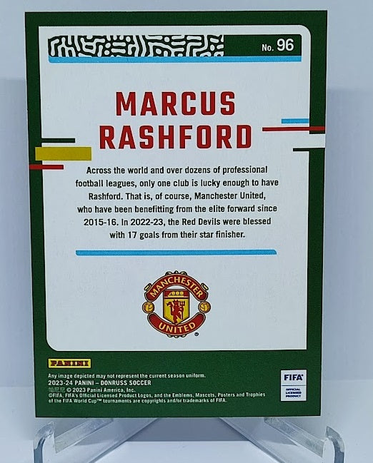 2023-24 Panini Donruss FIFA Silver Marcus Rashford Manchester #96