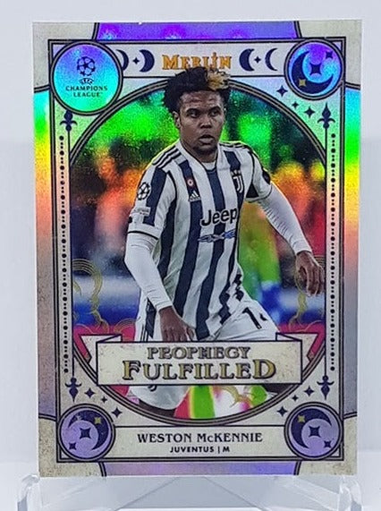 2022 Topps Merlin Prophegy Fulfilled Weston McKennie Juventus