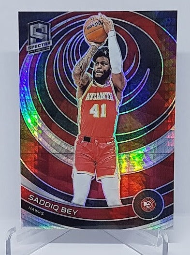 2022-23 Panini Spectra Asia Prizm Saddiq Bey Atlanta Hawks #35