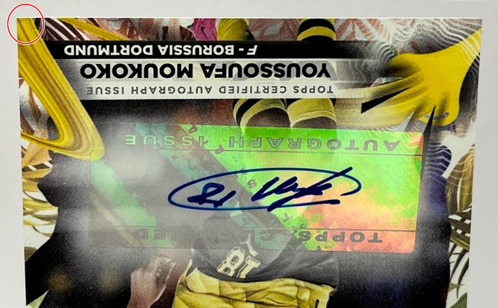 2023-24 Topps Carnaval UEFA AU Youssoufa Moukoko Borussia Dortmund