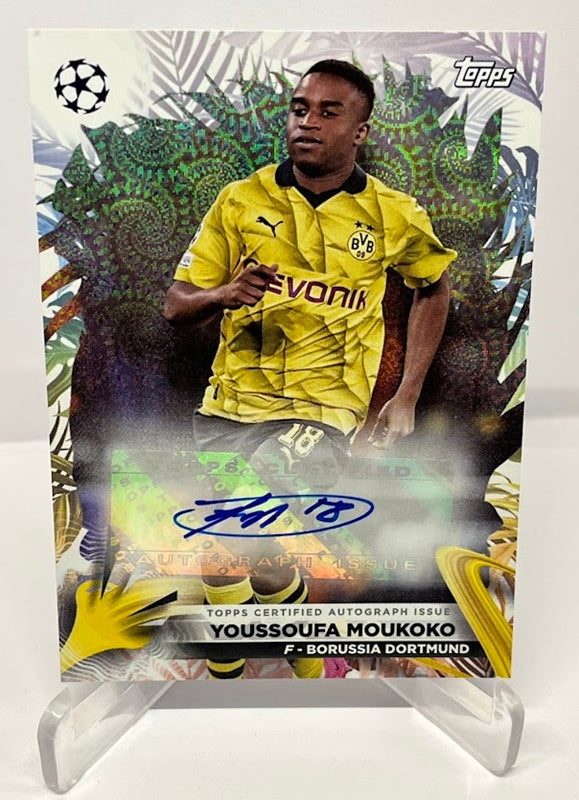 2023-24 Topps Carnaval UEFA AU Youssoufa Moukoko Borussia Dortmund