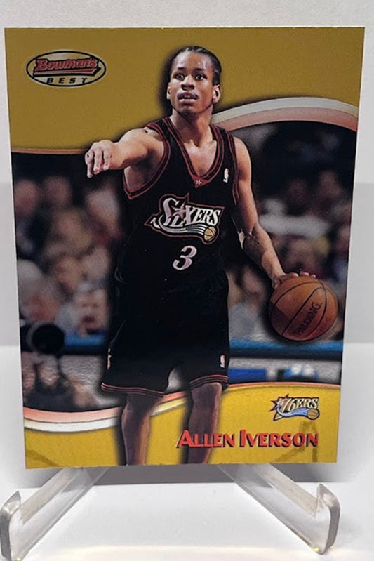 1999 Topps Bowmans Best Allen Iverson Philadelphia 76ers #10
