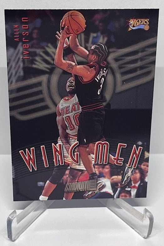 1999 Topps Stadium Club Wing Men Allen Iverson 76ers #14