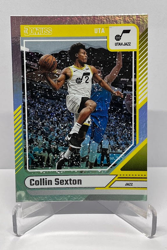 2024-25 Panini Donruss Winter Holo Collin Sexton Utah Jazz #55