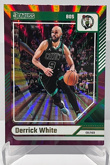 2024-25 Panini Donruss Holo Maroon Laser Derrick White Celtics #144 *6