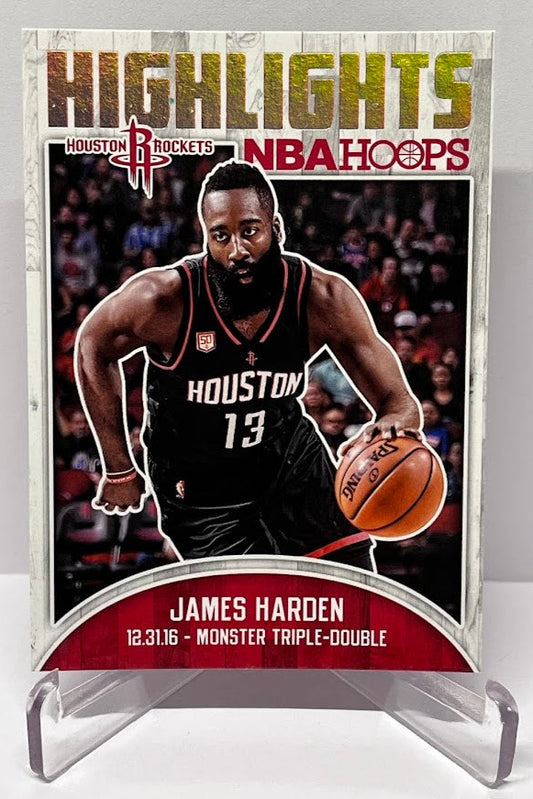2017-18 Panini Hoops Highlights James Harden Rockets #2