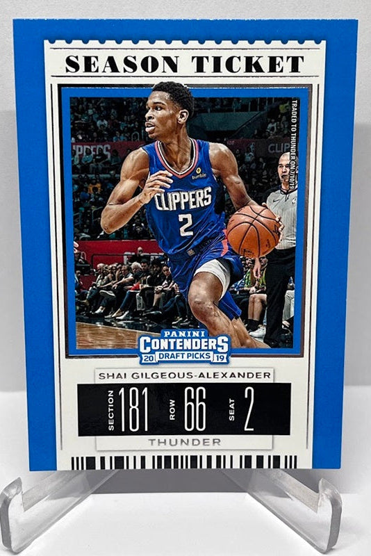 2019 Panini Contenders Season Ticket Shai Gilgeous-Alexander OKC #46
