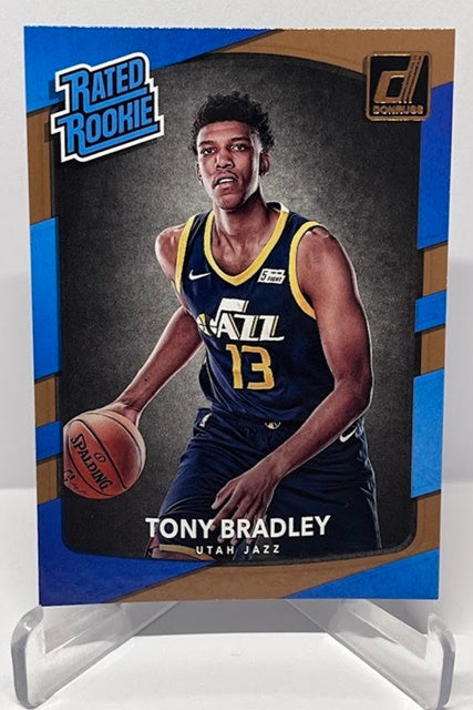 2017-18 Panini Donruss Rated Rookie Tony Bradley Utah Jazz #173