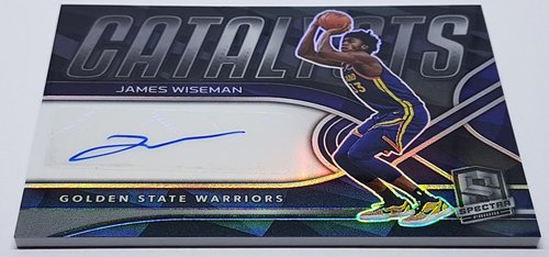 2021-22 Panini Spectra Prizm Catalysts James Wiseman Warriors 43/75