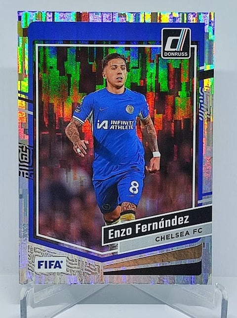 2023-24 Panini Donruss FIFA Silver Enzo Fernandez Chelsea FC #80