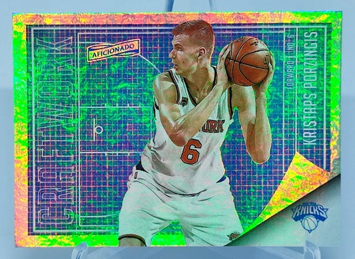 2016-17 Panini Aficionado Craft Work Kristaps Porzingis New York Knicks #33