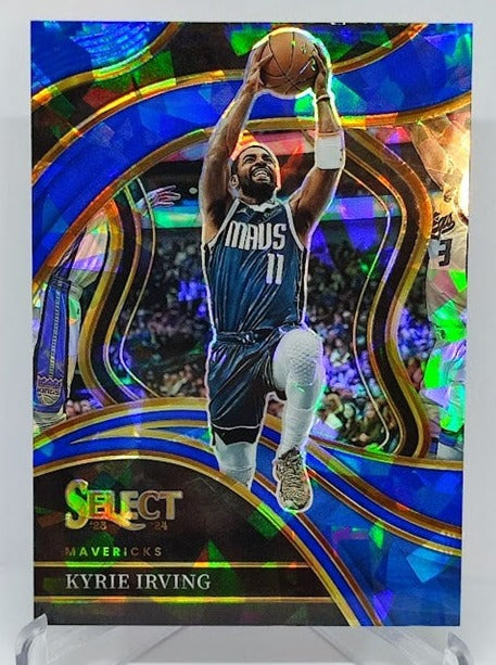2023-24 Panini Select Courtside Cracked Ice Prizm Kyrie Irving Mavericks #221