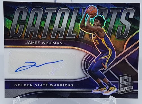 2021-22 Panini Spectra Prizm Catalysts James Wiseman Warriors 43/75