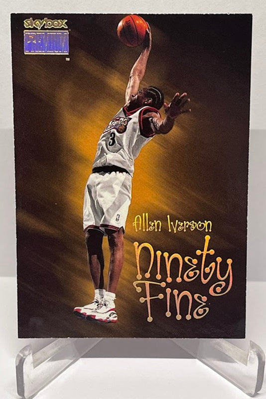 1999 Skybox International Ninety Fine Allen Iverson 76ers #209