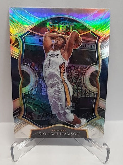 2020-21 Panini Select Silver Prizm Zion Williamson Pelicans #1