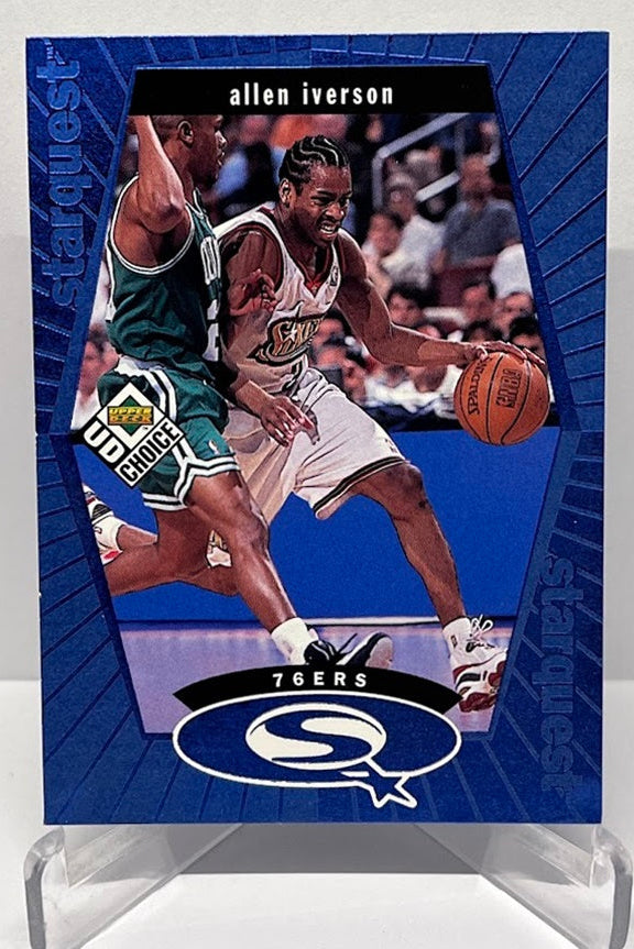 1998 Upper Deck Starquest Blue Allen Iverson Philadelphia 76ers #20