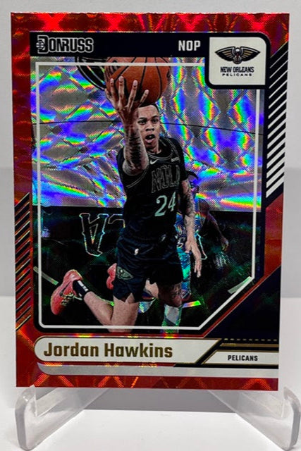 2024-25 Panini Donruss Red Jordan Hawkins New Orleans Pelicans #149 *6