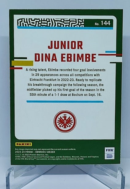 2023-24 Panini Donruss FIFA Silver Junior Dina Ebimbe Frankfurt #144