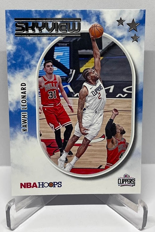 2021-22 Panini Hoops Skyview Kawhi Leonard Clippers #12